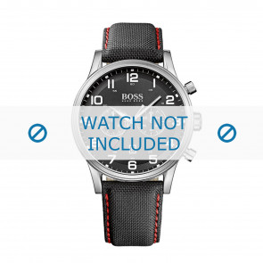 Bracelet de montre Hugo Boss HB-199-1-14-2570-HB1512919 Toile Noir 22mm