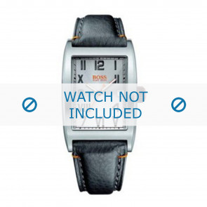 Bracelet de montre Hugo Boss 659302084 / 1512307 / 1512308 / HB-33-1-14-2081 Cuir Noir 24mm