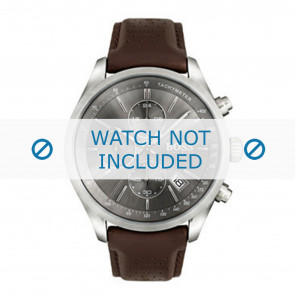 Bracelet de montre Hugo Boss HB-297-1-14-2956 / 2764 / HB1513476 Cuir Brun 22mm