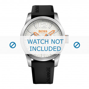 Hugo Boss bracelet de montre HO1513453 Caoutchouc Noir