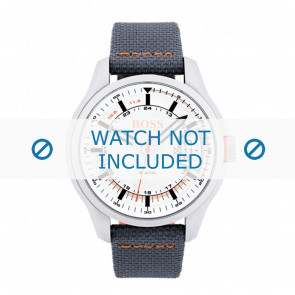 Bracelet de montre Hugo Boss HO1550015 / 659302780 Toile Gris 22mm