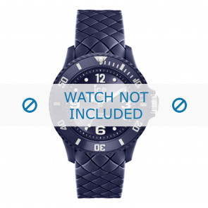 Ice Watch bracelet de montre 007270  Cuir Bleu 17mm