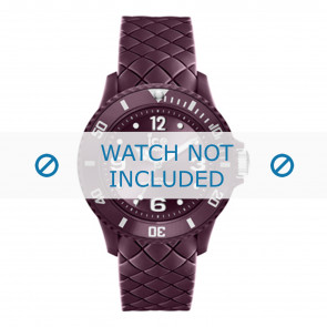 Ice Watch bracelet de montre 007276 Cuir Pourpre 20mm