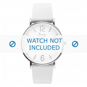 Bracelet de montre Ice Watch CT.WSR.36.L.16 Cuir Blanc 18mm