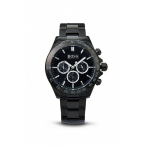 Bracelet de montre Hugo Boss HB 213.1.34.2601 / HB659002385 Acier Noir