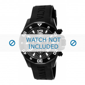 Invicta bracelet de montre 14890 Specialty Plastique Noir 22mm