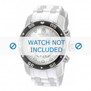 Invicta bracelet de montre 20290 Plastique Blanc