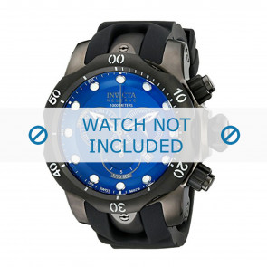 Invicta bracelet de montre F0003 Reserve Collection Venom Plastique Noir 26mm