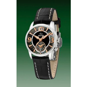 Bracelet de montre Jaguar J624-5 / J624-C Cuir Noir 16mm