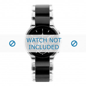 Jacques Lemans bracelet de montre 1-1580A Céramique Argent