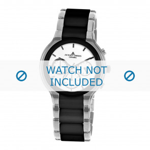 Jacques Lemans bracelet de montre 1-1580B Céramique Argent