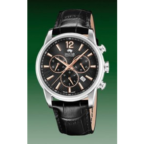 Bracelet de montre Jaguar J968.6 Cuir Noir