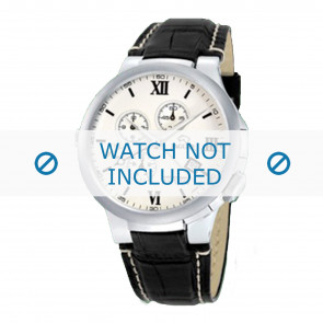 Bracelet de montre Jaguar J1200/1 / J1200/A Cuir Noir 14mm
