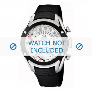 Bracelet de montre Jaguar J659-1 Caoutchouc Noir 20mm