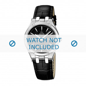 Bracelet de montre Jaguar J674-3 Cuir Noir 18mm