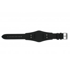 Bracelet de montre Fossil JR1472 Cuir Noir 22mm