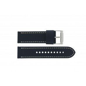 Bracelet de montre Fossil JR1480 Cuir Bleu 24mm