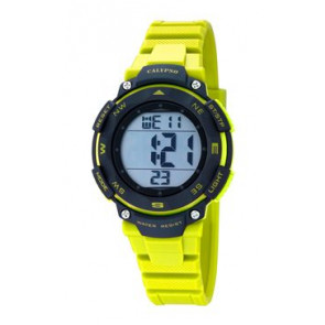 Bracelet de montre Calypso K5669-1 Caoutchouc Vert clair