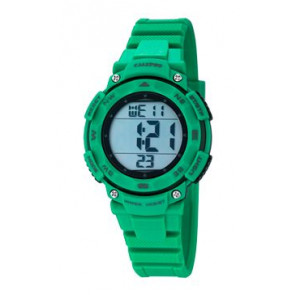 Bracelet de montre Calypso K5669-3 Caoutchouc Vert