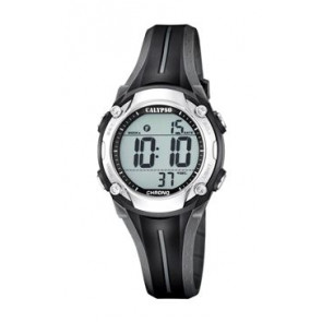 Bracelet de montre Calypso K5682-3 / K5682-6 Silicone Gris