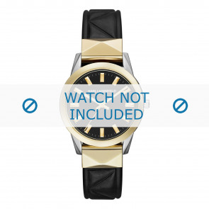 Karl Lagerfeld bracelet de montre KL3802 Cuir Noir