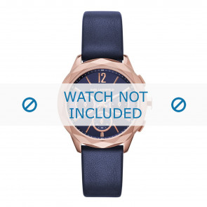 Karl Lagerfeld bracelet de montre KL4010 Cuir Bleu