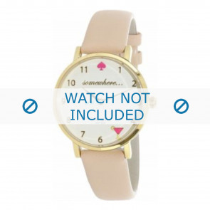 Bracelet de montre Kate Spade New York 1YRU0484 Cuir Beige 16mm