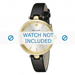 Bracelet de montre Kate Spade New York 1YRU0811 Cuir Noir 5mm
