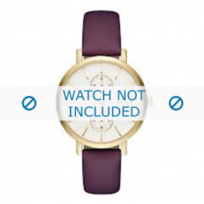 Bracelet de montre Kate Spade New York KSW1334 Cuir Pourpre 16mm