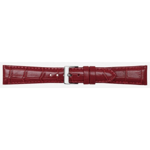 Bracelet de montre Poletto 454.06.20 Cuir Bordeaux 20mm