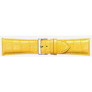 Bracelet de montre Poletto 454S.13.24 Cuir Jaune 24mm