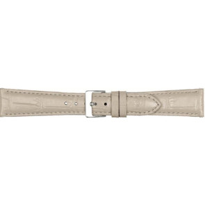 Bracelet de montre Poletto 454.12.12 Cuir Gris 12mm