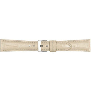 Bracelet de montre Poletto 454.19.12 Cuir Ivoire 12mm
