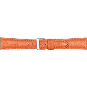 Bracelet de montre Poletto 454.14.12 Cuir Orange 12mm