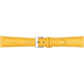 Bracelet de montre Poletto 454.13.12 Cuir Jaune 12mm