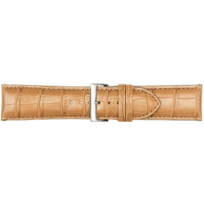 Bracelet de montre Poletto 454S.18.24 Cuir Brun clair 24mm