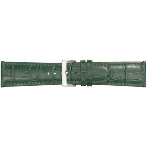 Bracelet de montre Poletto 454S.08A.24 Cuir Vert 24mm