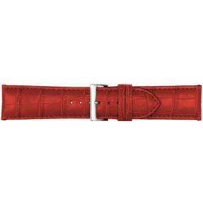 Bracelet de montre Poletto 454S.07.24 Cuir Rouge 24mm