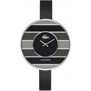 Lacoste bracelet de montre 2000607 / 2000578 / LC-37-3-29-2237 Cuir Noir 10mm