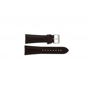 Lacoste bracelet de montre 2010432 / LC-28-1-14-0125 Cuir Brun 26mm + coutures brunes