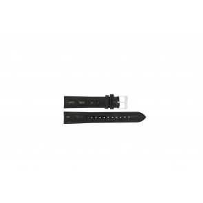 Bracelet de montre Lorus VX32-X383 / RXD93EX9 / RR033X Cuir Noir 18mm