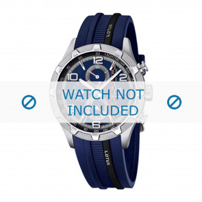 Bracelet de montre Lotus 15881-1 Caoutchouc Bleu 22mm