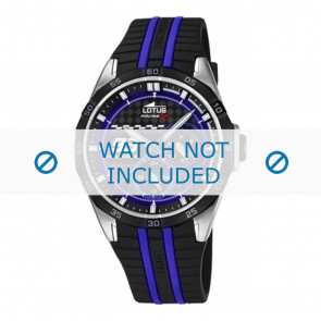 Bracelet de montre Lotus 18259/2 Caoutchouc Noir 22mm