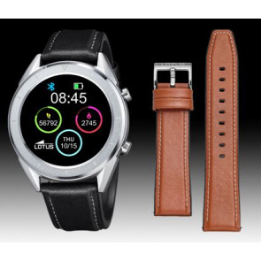 Bracelet de montre Lotus 50008/3 / BC10932 Cuir Noir