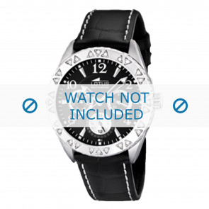Bracelet de montre Lotus L15681-3 Cuir Noir 21mm
