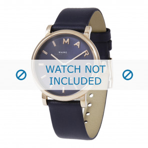 Bracelet de montre Marc by Marc Jacobs MBM1329 / MBM3330 / MBM1201 Cuir Bleu 18mm