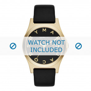 Bracelet de montre Marc by Marc Jacobs MBM1357 Cuir Noir 18mm