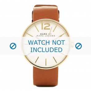 Bracelet de montre Marc by Marc Jacobs MBM1362 Cuir Brun 18mm