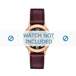 Bracelet de montre Marc by Marc Jacobs MJ1474 Cuir Bordeaux 14mm