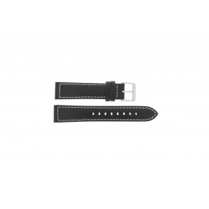 Max bracelet de montre Cuir Noir 20mm 